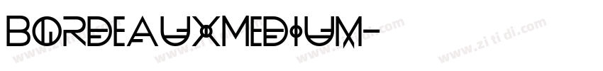 BordeauxMedium字体转换