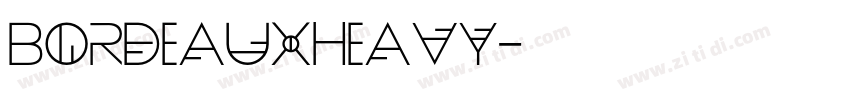 BordeauxHeavy字体转换