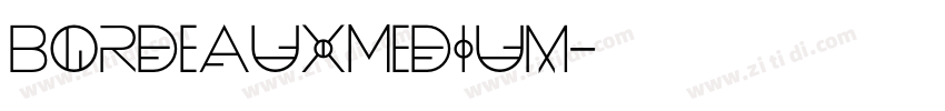 BordeauxMedium字体转换