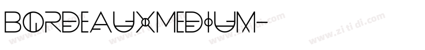 BordeauxMedium字体转换