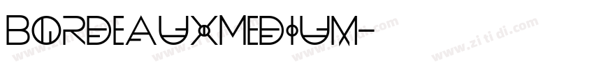 BordeauxMedium字体转换