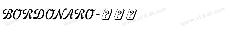 BORDONARO字体转换