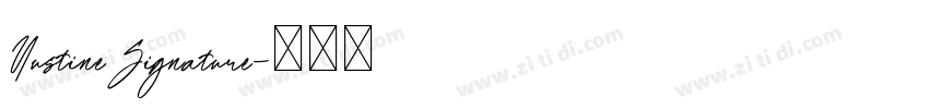 YustineSignature字体转换