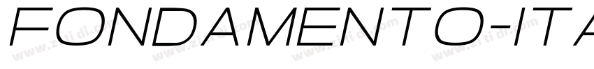 Fondamento-Italic字体转换