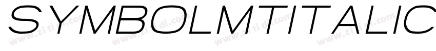 SymbolMTItalic字体转换