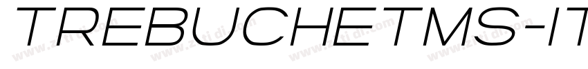 TrebuchetMS-Italic字体转换