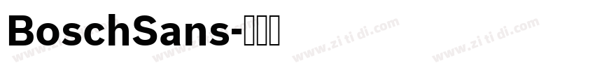 BoschSans字体转换