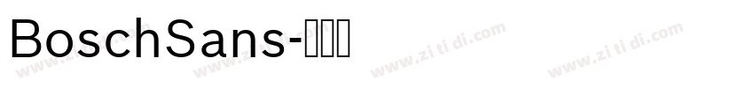 BoschSans字体转换