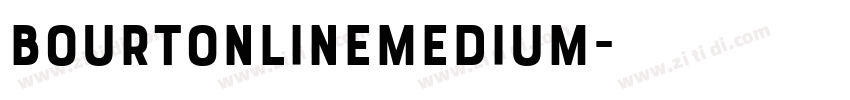 BourtonLineMedium字体转换