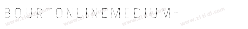 BourtonLineMedium字体转换