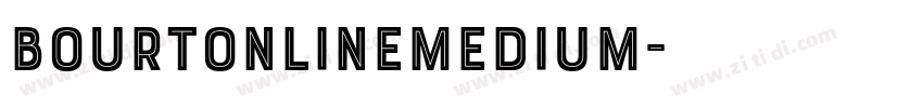 BourtonLineMedium字体转换