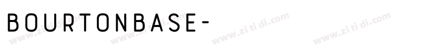 BourtonBase字体转换