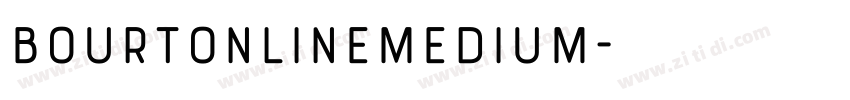 BourtonLineMedium字体转换
