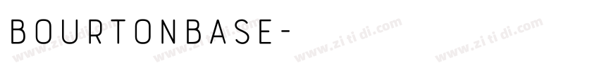 BourtonBase字体转换