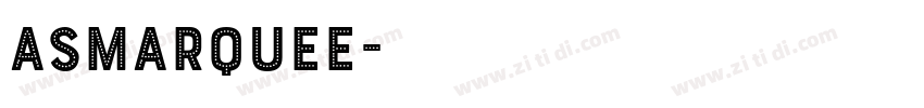 ASMarquee字体转换