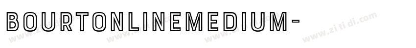 BourtonLineMedium字体转换