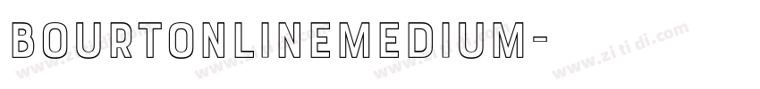 BourtonLineMedium字体转换