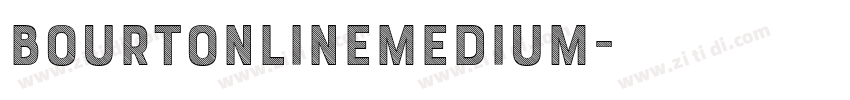 BourtonLineMedium字体转换