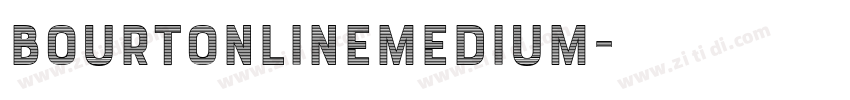 BourtonLineMedium字体转换