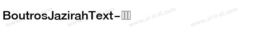 BoutrosJazirahText字体转换
