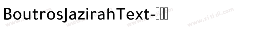 BoutrosJazirahText字体转换