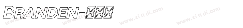 Branden字体转换