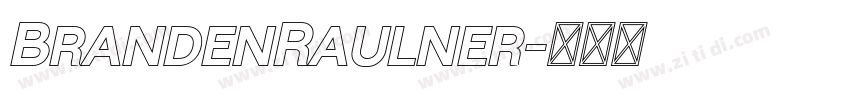 BrandenRaulner字体转换