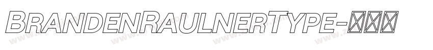 BrandenRaulnerType字体转换