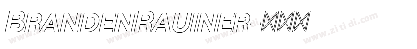 BrandenRauiner字体转换