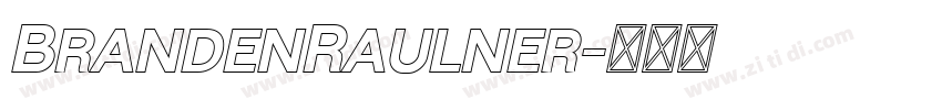 BrandenRaulner字体转换