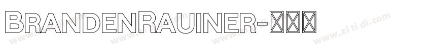 BrandenRauiner字体转换