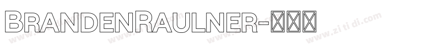 BrandenRaulner字体转换