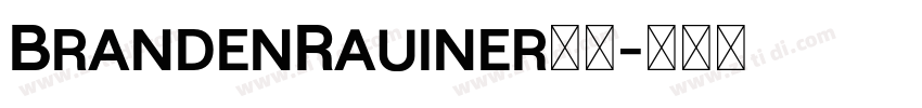 BrandenRauiner字体字体转换