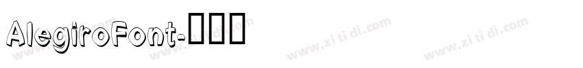 AlegiroFont字体转换