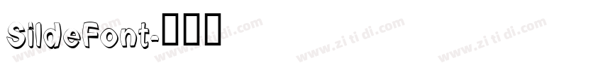 SildeFont字体转换