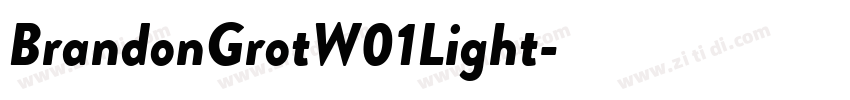 BrandonGrotW01Light字字体转换 BrandonGrotW01Light字字体转换