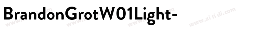 BrandonGrotW01Light字字体转换 BrandonGrotW01Light字字体转换
