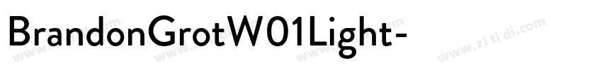BrandonGrotW01Light字字体转换 BrandonGrotW01Light字字体转换