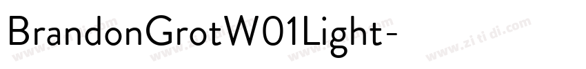 BrandonGrotW01Light字字体转换 BrandonGrotW01Light字字体转换