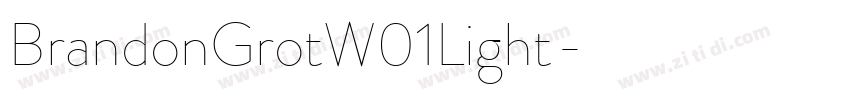 BrandonGrotW01Light字字体转换 BrandonGrotW01Light字字体转换