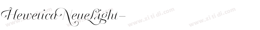 HeweticaNeueLight字体转换
