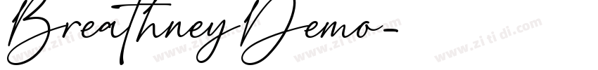 BreathneyDemo字体转换