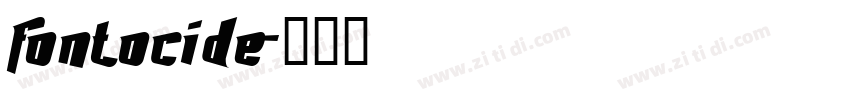 Fontocide字体转换