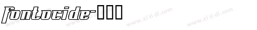 Fontocide字体转换
