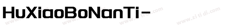 HuXiaoBoNanTi字体转换