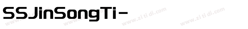 SSJinSongTi字体转换