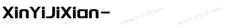 XinYiJiXian字体转换