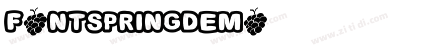 fontspringdemo字体转换