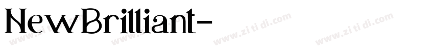 NewBrilliant字体转换