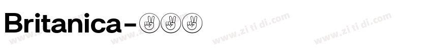 Britanica字体转换